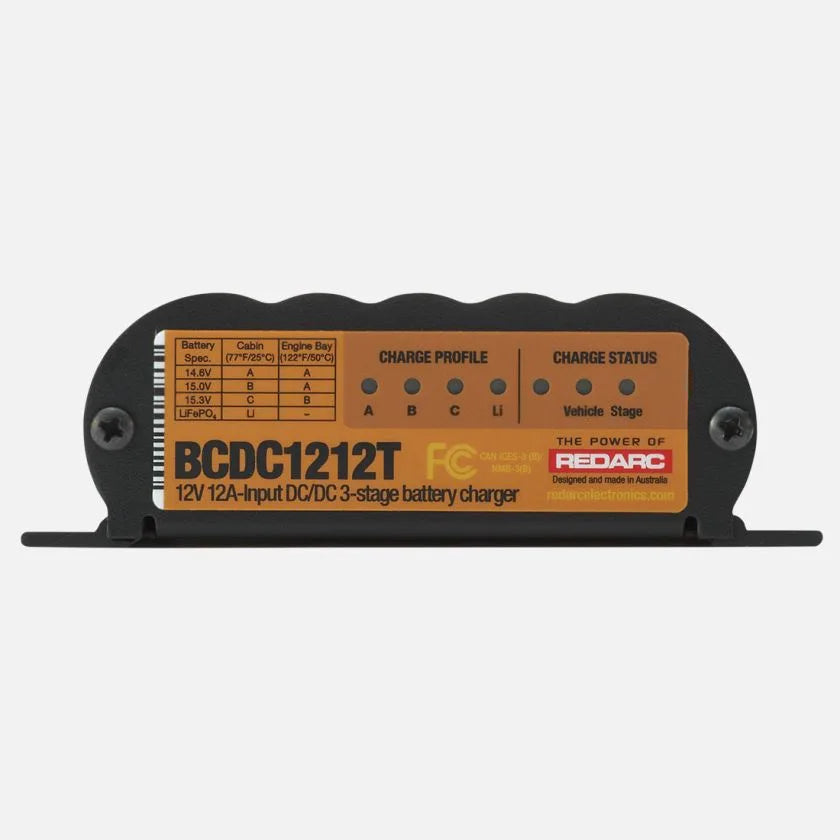 REDARC BCDC TRAILER - 12A VEHICLE TO TRAILER CHARGER