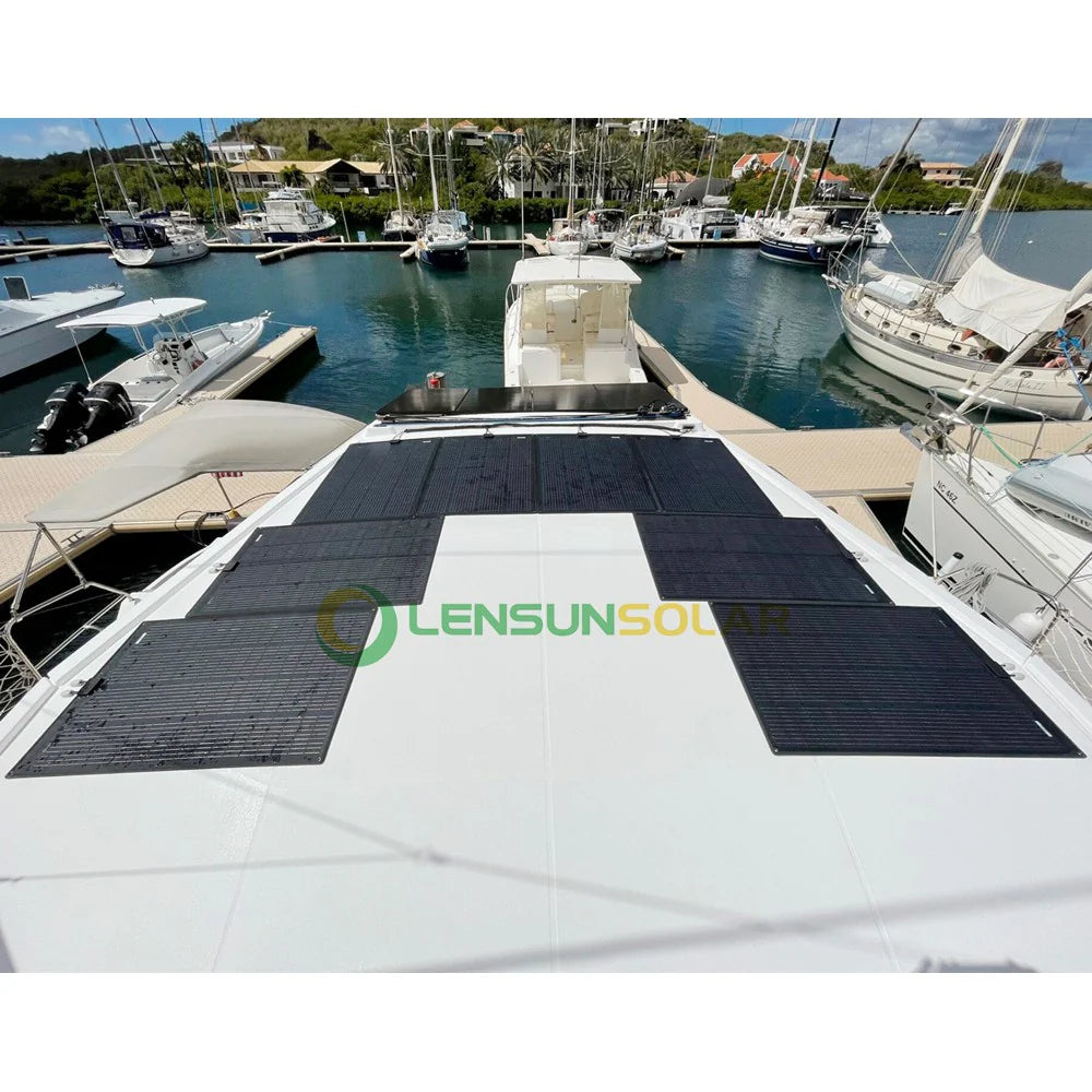 LensunSolar 150W 12V Flexible Solar Panel