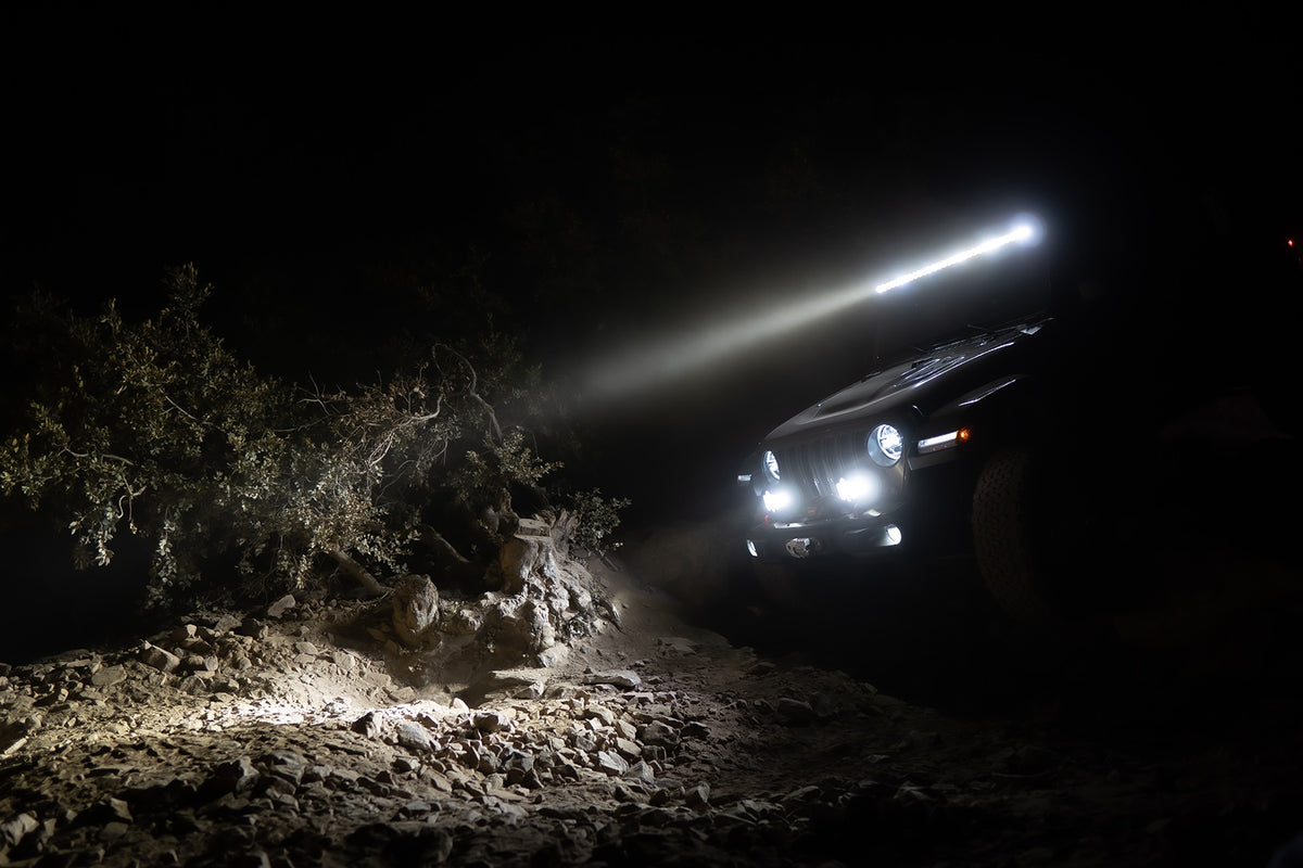 Jeep JL/JT Rubicon Steel Bumper LED Light Kit LP4 Baja Designs – Elude ...