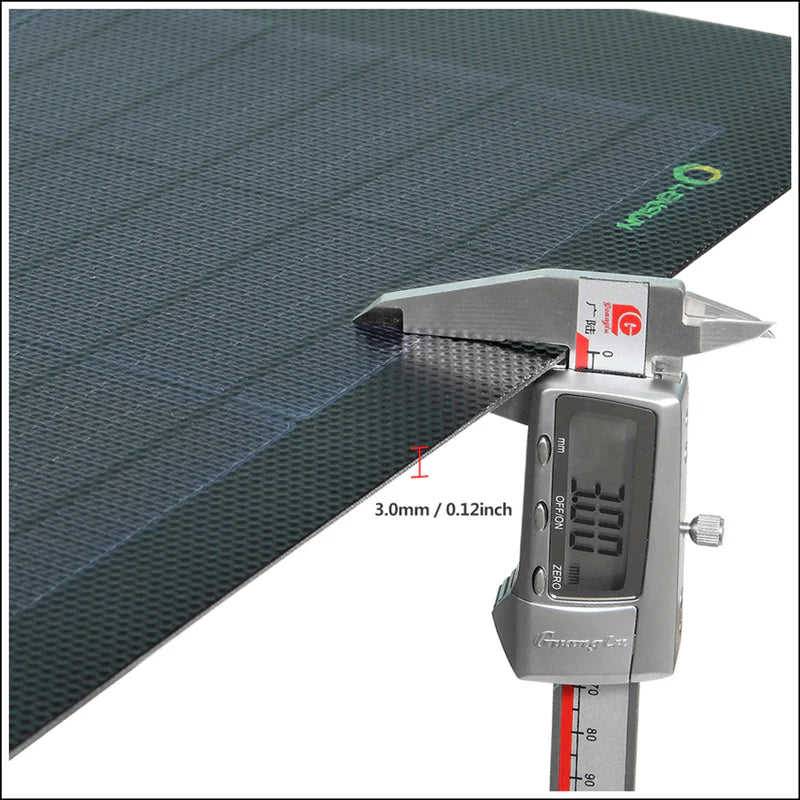 LensunSolar 50W 12V Full Black Flexible Solar Panel